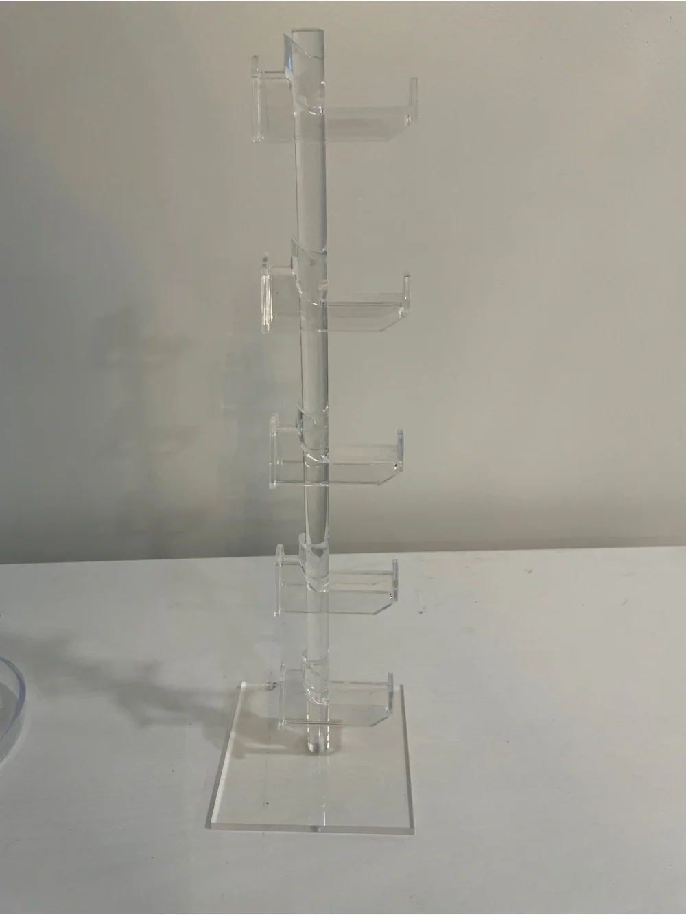 Acrylic Eyeglasses Display Stand 5 Glasses Readers Frame Sunglasses Holder Clear